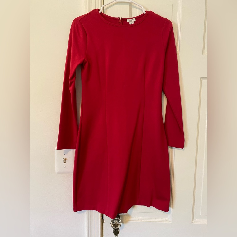 J Crew Red Cocktail Dress